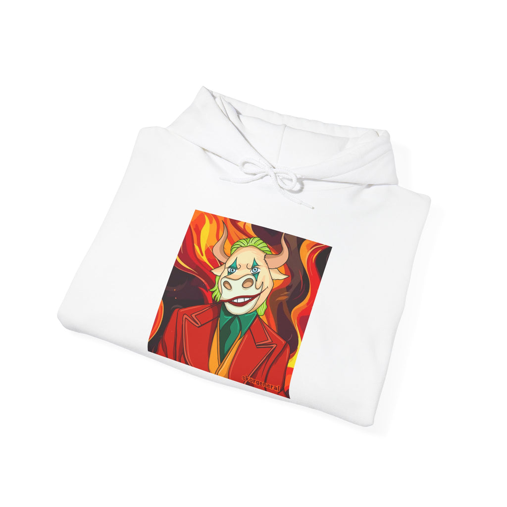 Chic Joker Sweatshirt - Cozy Unisex Hoodie, Streetwear Style, Gift for Gamers, Halloween Costume, Fan Merchandise