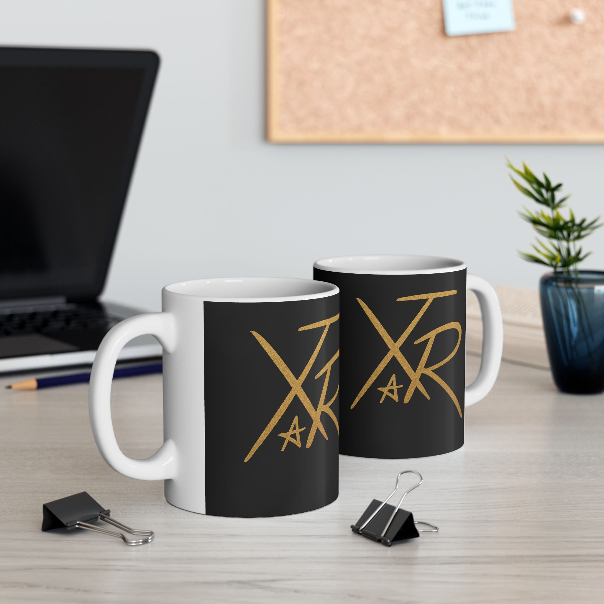 Stylish Black Ceramic Mug with Gold Accent, Unique Gift for Coffee Lovers, Tea Enthusiasts, Home Decor, Personalized Drinkware, Modern [...]