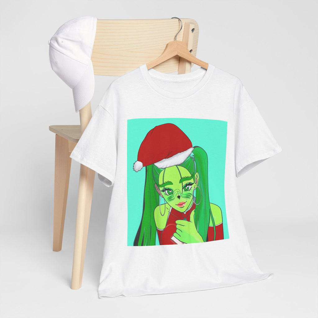 Festive Cartoon Tee - Unisex Christmas Shirt, Holiday Wear, Gift for Her, Cozy Casual, Retro Vibe, Cute Graphic Tee