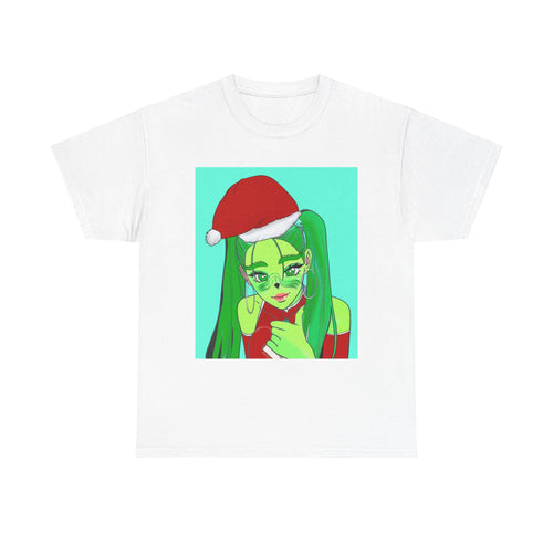 Festive Cartoon Tee - Unisex Christmas Shirt, Holiday Wear, Gift for Her, Cozy Casual, Retro Vibe, Cute Graphic Tee