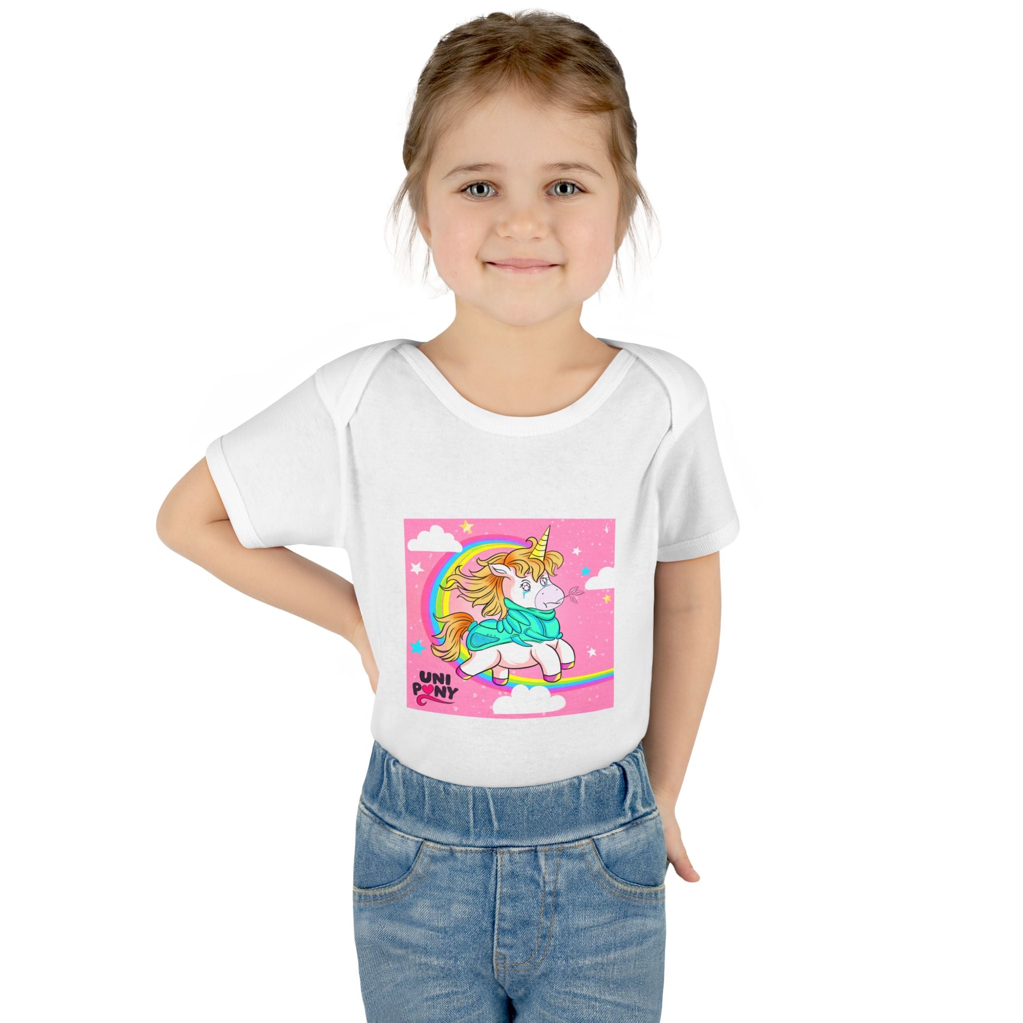Unicorn Baby Bodysuit, Cute Infant Outfit, Baby Shower Gift, Toddler Clothing, Adorable Rainbow Onesie, Newborn Birthday Present