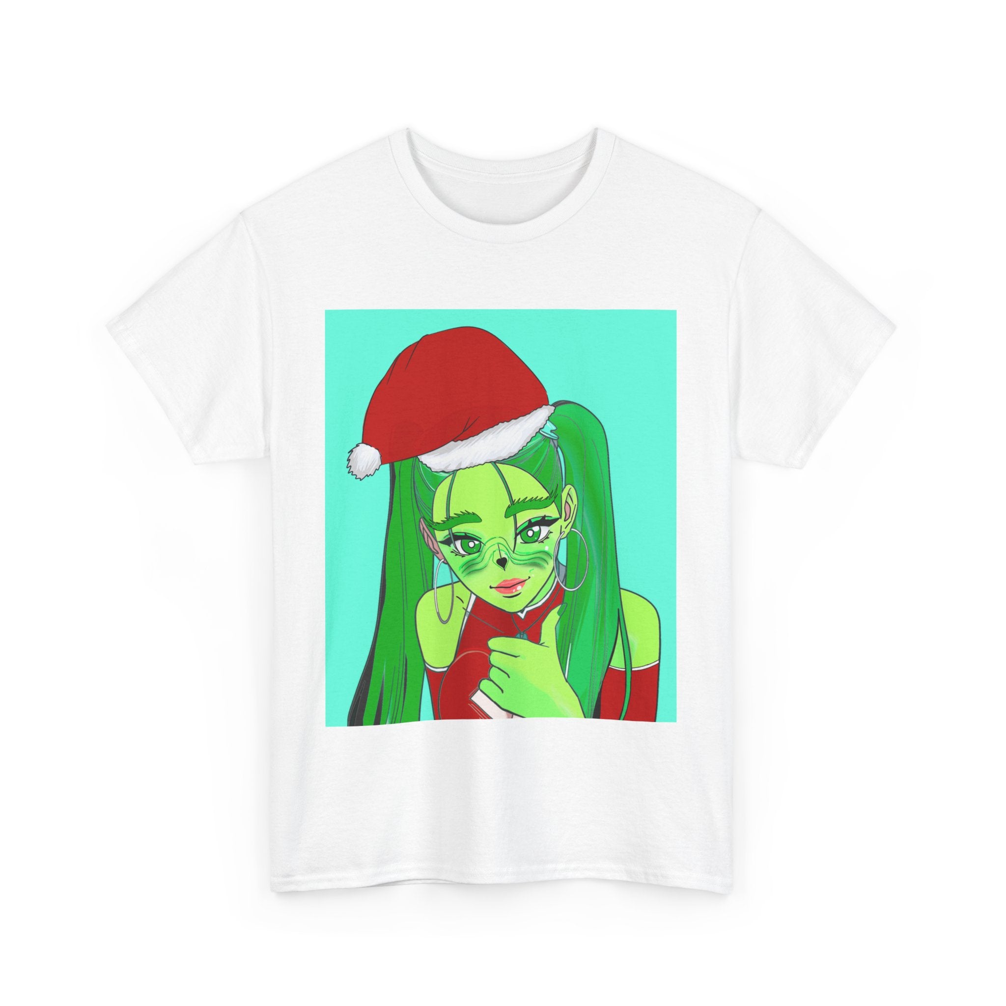 Festive Cartoon Tee - Unisex Christmas Shirt, Holiday Wear, Gift for Her, Cozy Casual, Retro Vibe, Cute Graphic Tee