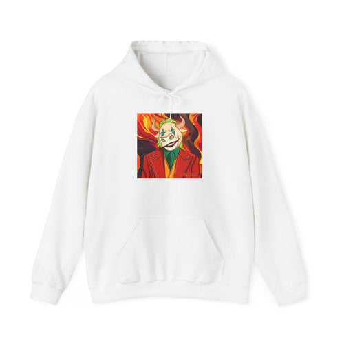Chic Joker Sweatshirt - Cozy Unisex Hoodie, Streetwear Style, Gift for Gamers, Halloween Costume, Fan Merchandise